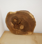 Baumscheibe Walnuss, 42-50-4,5 cm, geölt