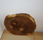 Baumscheibe Walnuss, 42-50-4,5 cm, geölt