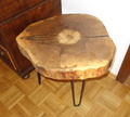 Beistelltisch, Couchtisch, Holztisch, Tisch, Walnuss, Haarnadelbeine, Hairpinlegs